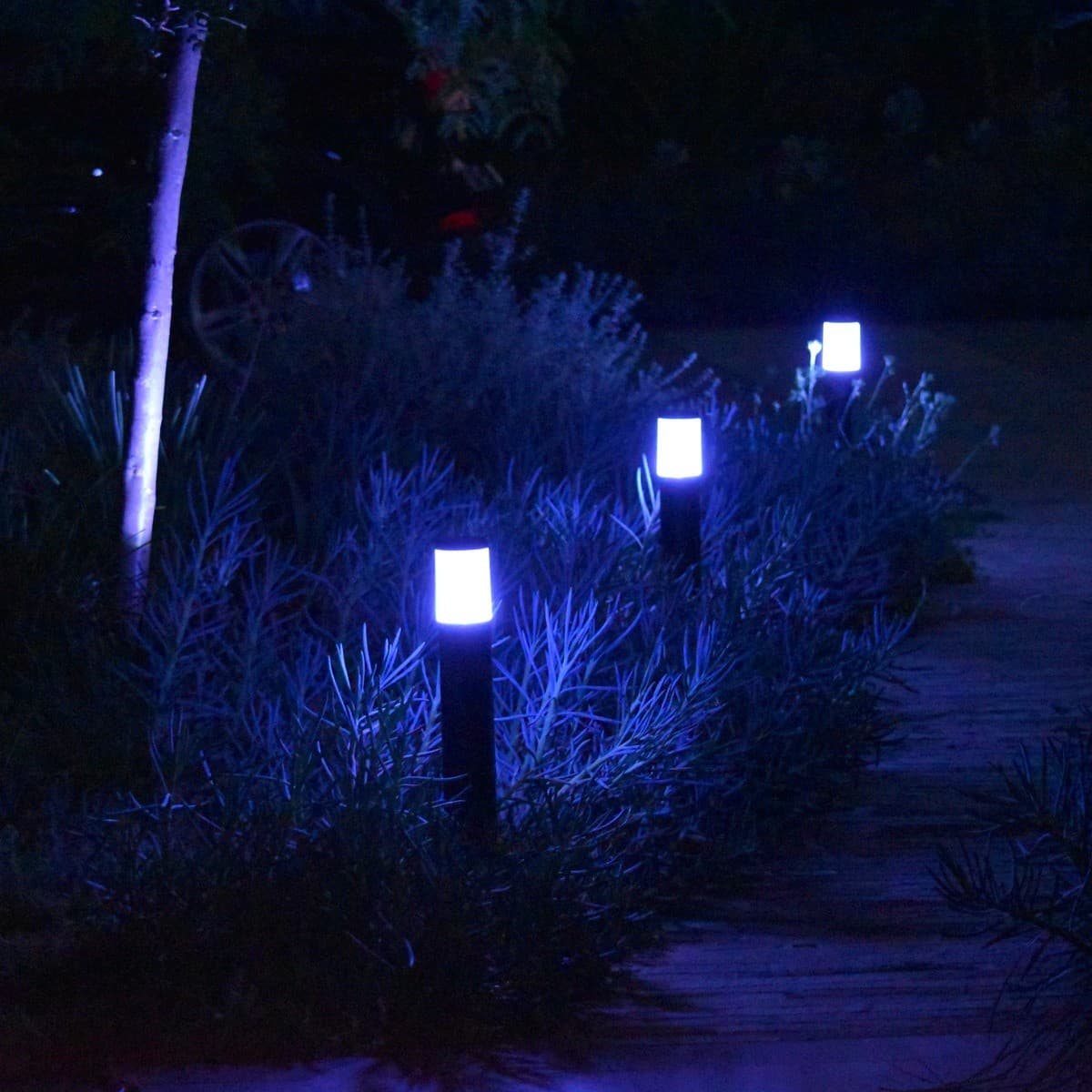 Lucci Connect Gecko LED RGB Bollard in Black-img-6