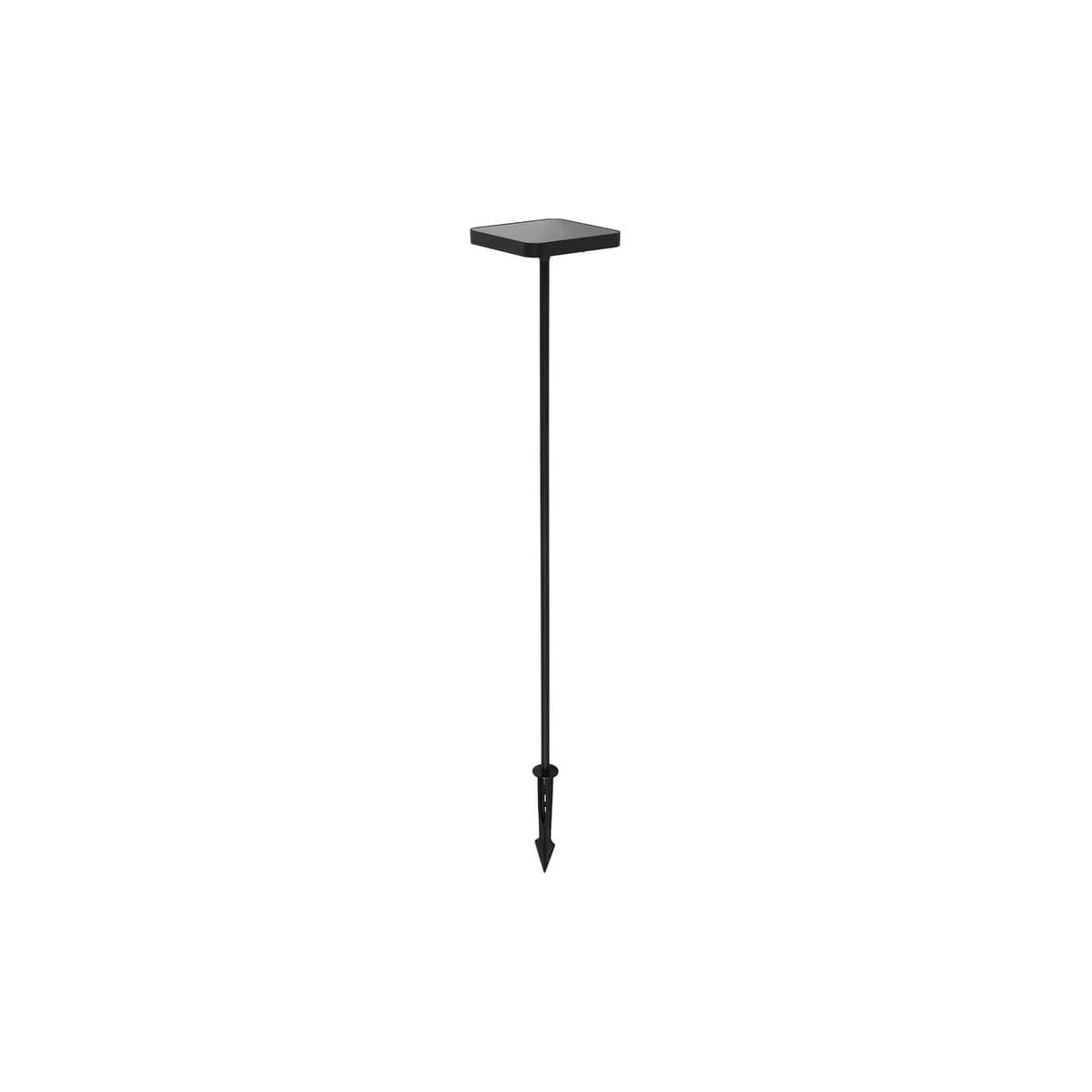 Taylor Solar LED Bollard with Sensor in Black-img-1