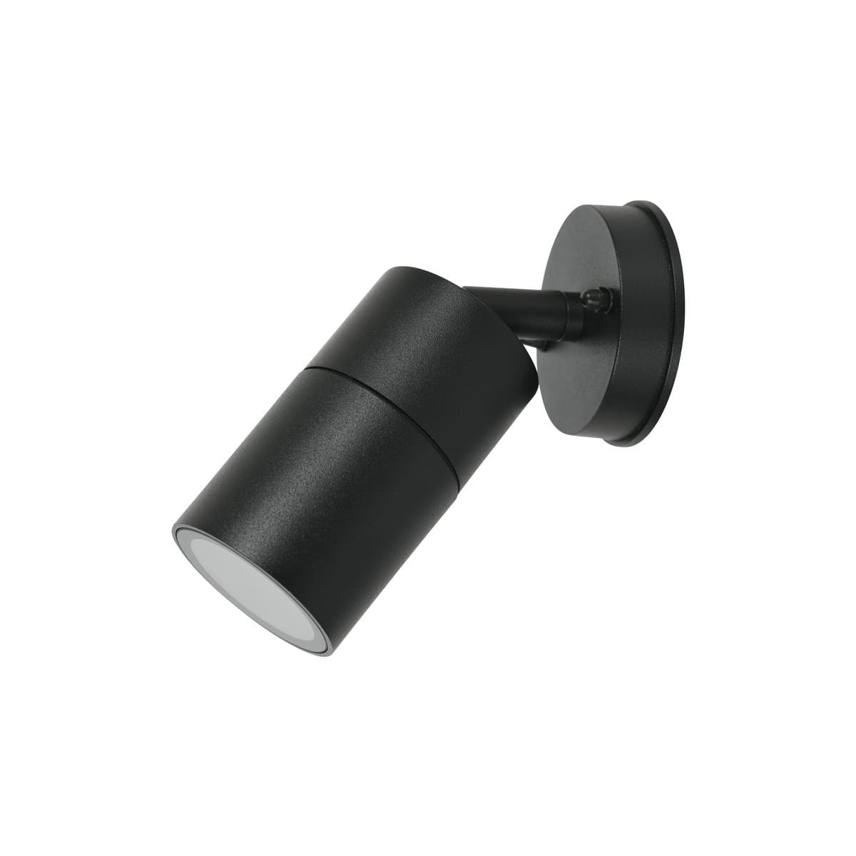Wanaka 1 Light 12/24V Adjustable Exterior Wall Light with DIY Quick Connect in Black-img-1