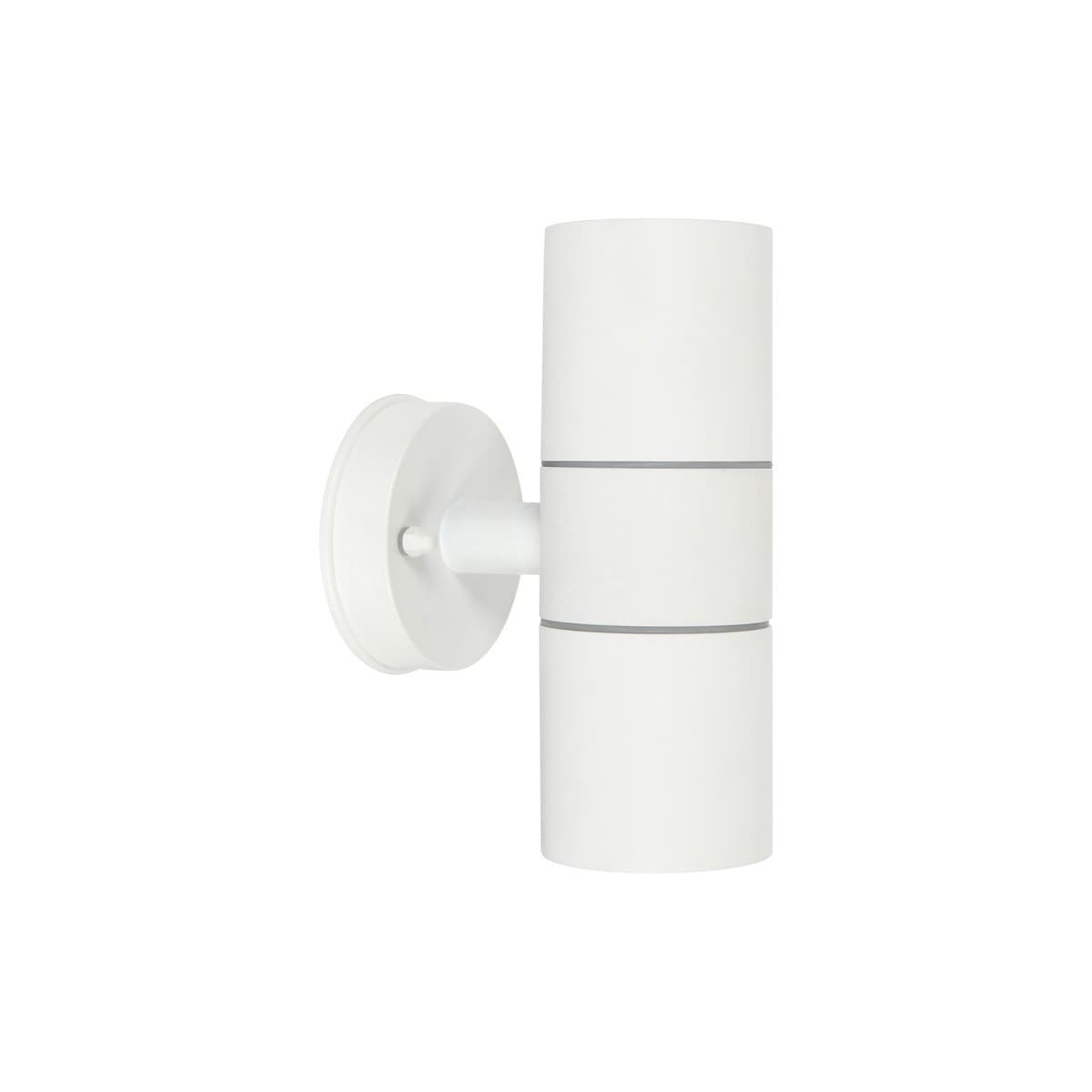 Wanaka 2 Light 12/24V Up/Down Exterior Wall Light with DIY Quick Connect in White-img-1