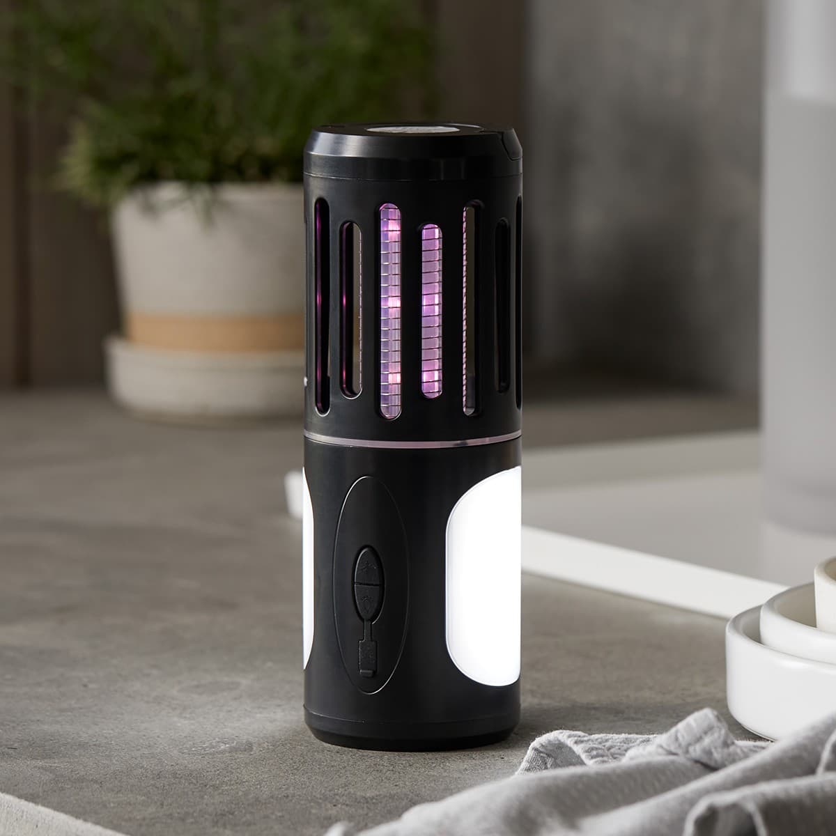 Tall Mozzie Zapper with LED Light portable Table Lamp-img-3