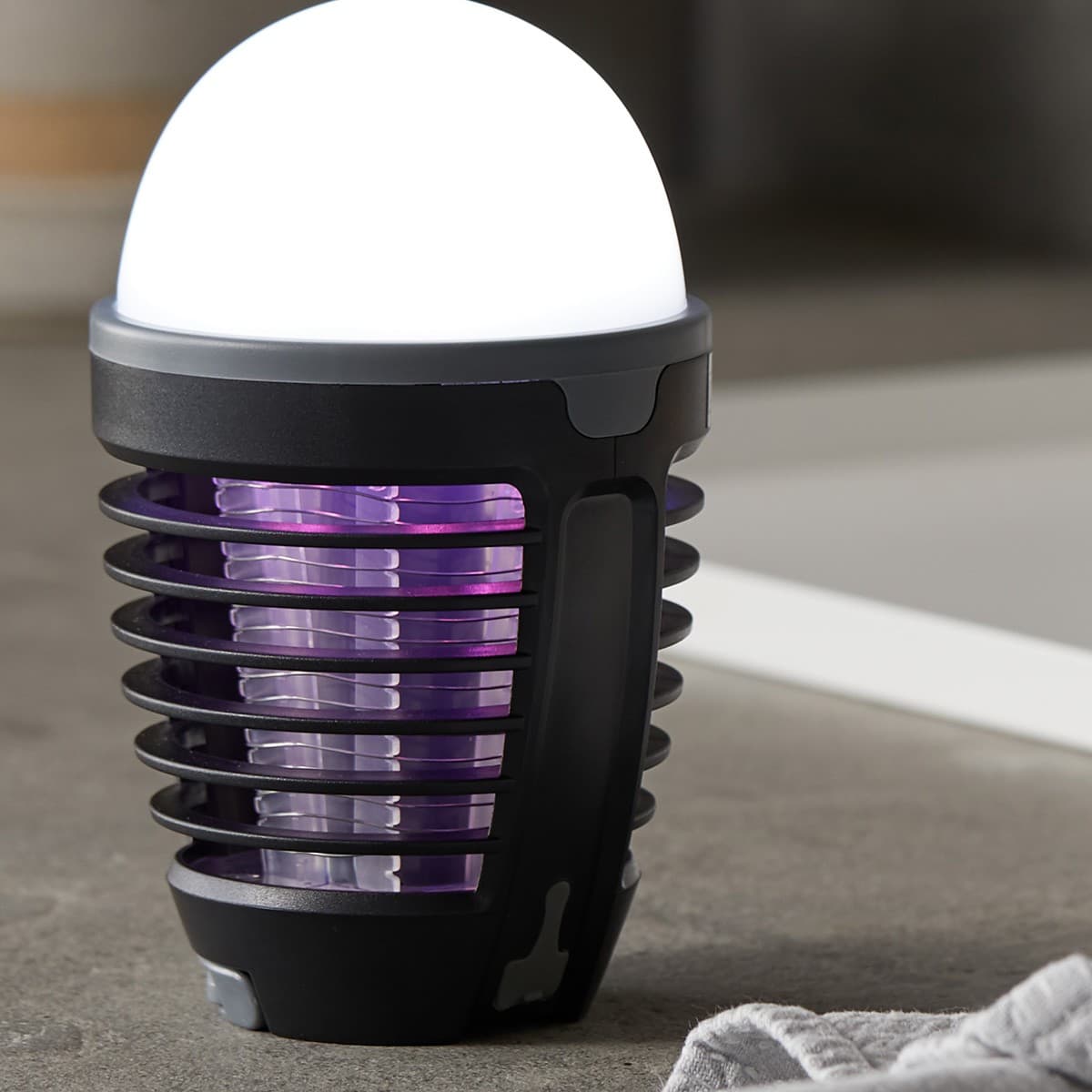 Small Mozzie Zapper with LED Light portable Table Lamp