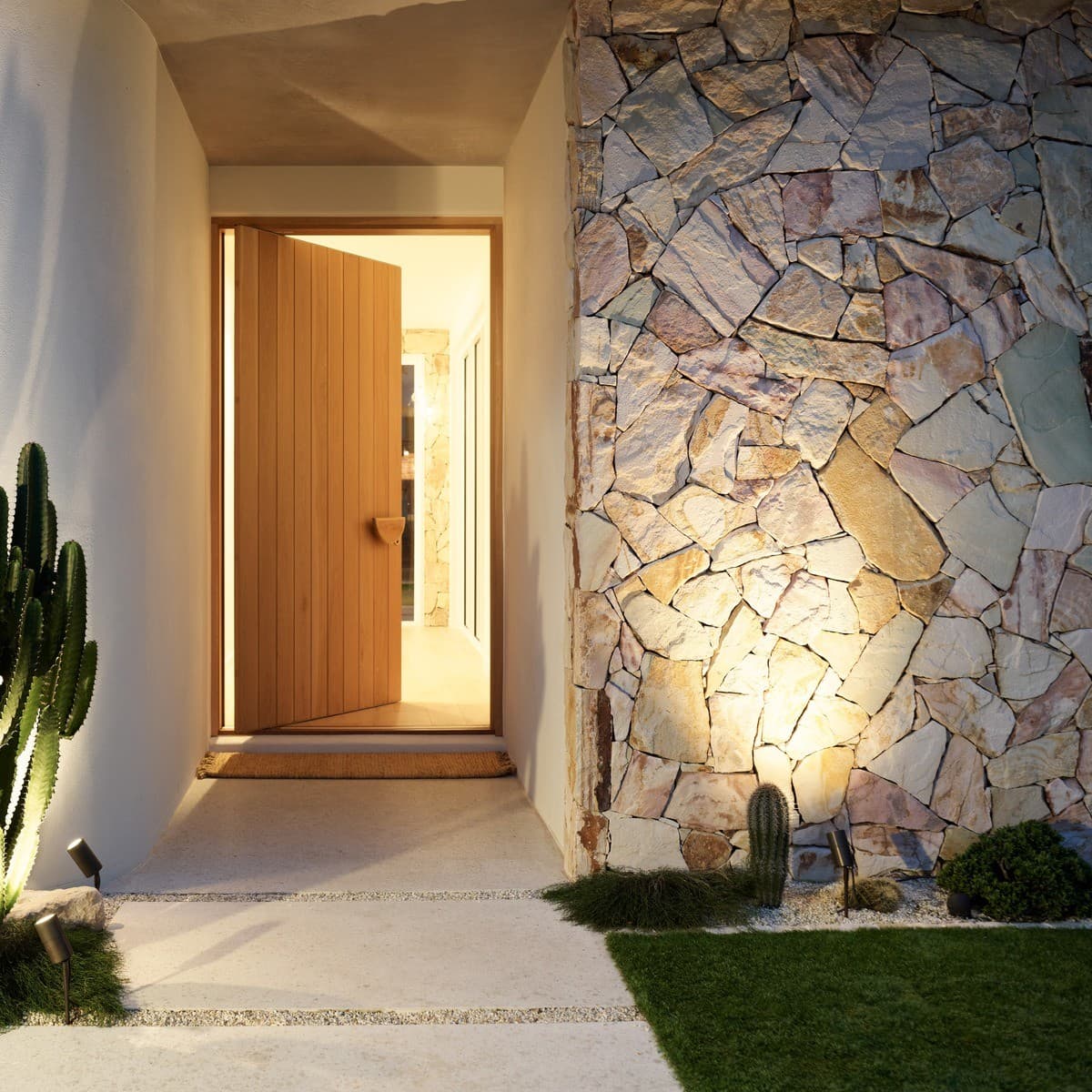 Made by Mayfair Seaside 12V LED Exterior Step Light in Aged Solid Bronze-img-4