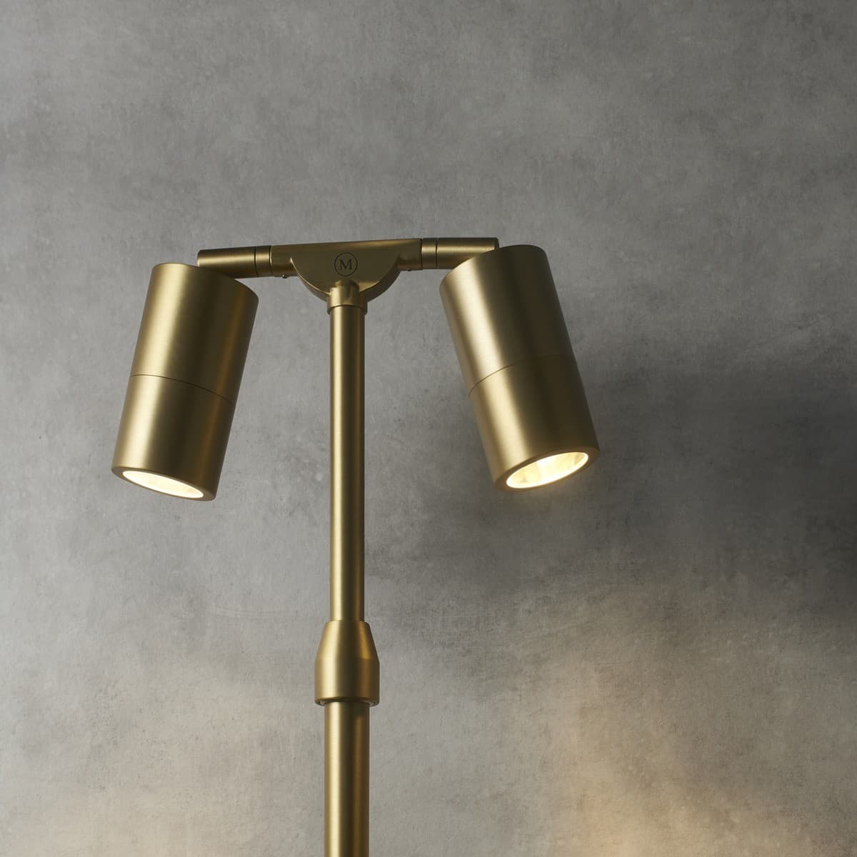 Made By Mayfair Seaside 12V 2 Light Exterior Path Spotlight in Aged Solid Brass-img-4