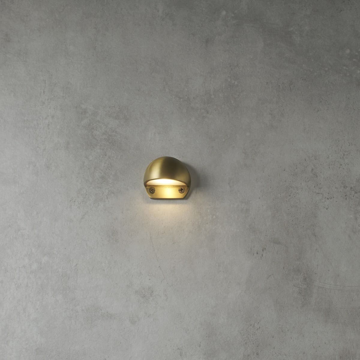Made By Mayfair Seaside 12V LED Mini Exterior Step Light in Aged Solid Brass-img-3