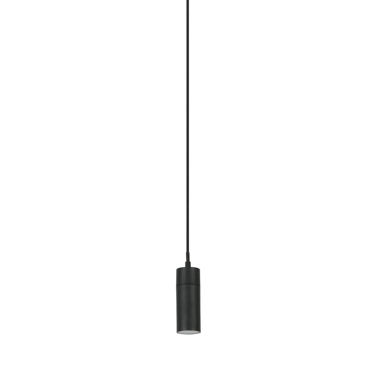 Wanaka 1 Light 12/24V Pendant with DIY Quick Connect in Black-img-1