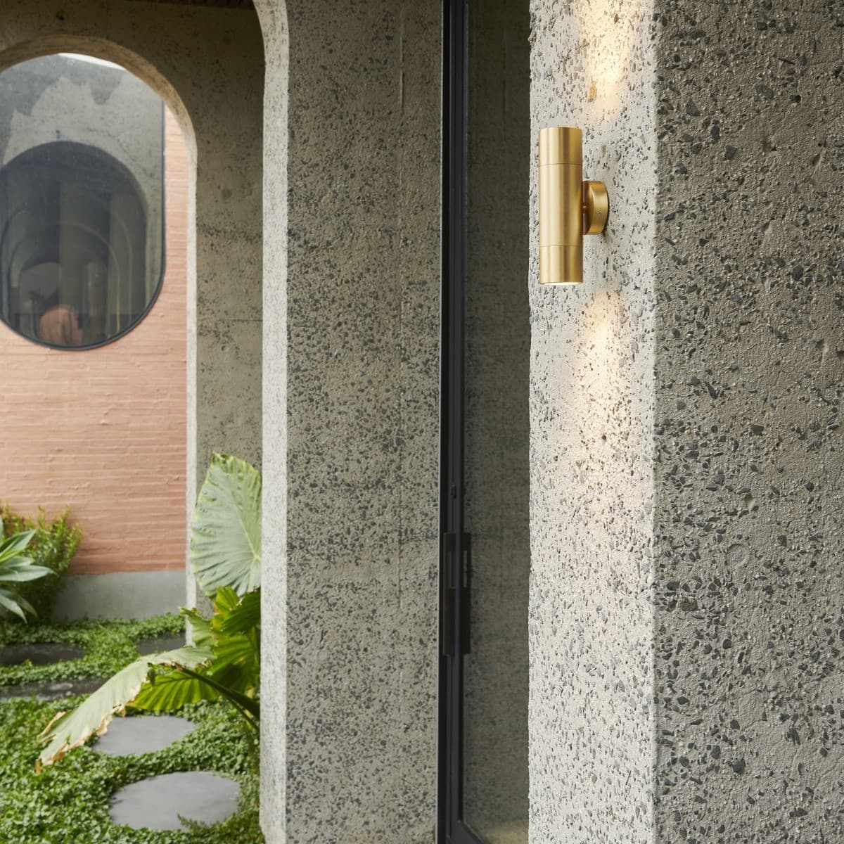 Made By Mayfair Seaside Exterior Up/Down Wall Bracket in Brass