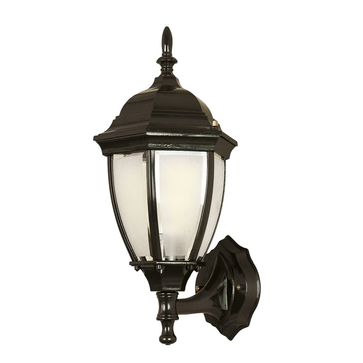 Nottingham Small Exterior Wall Bracket in Black-img-1