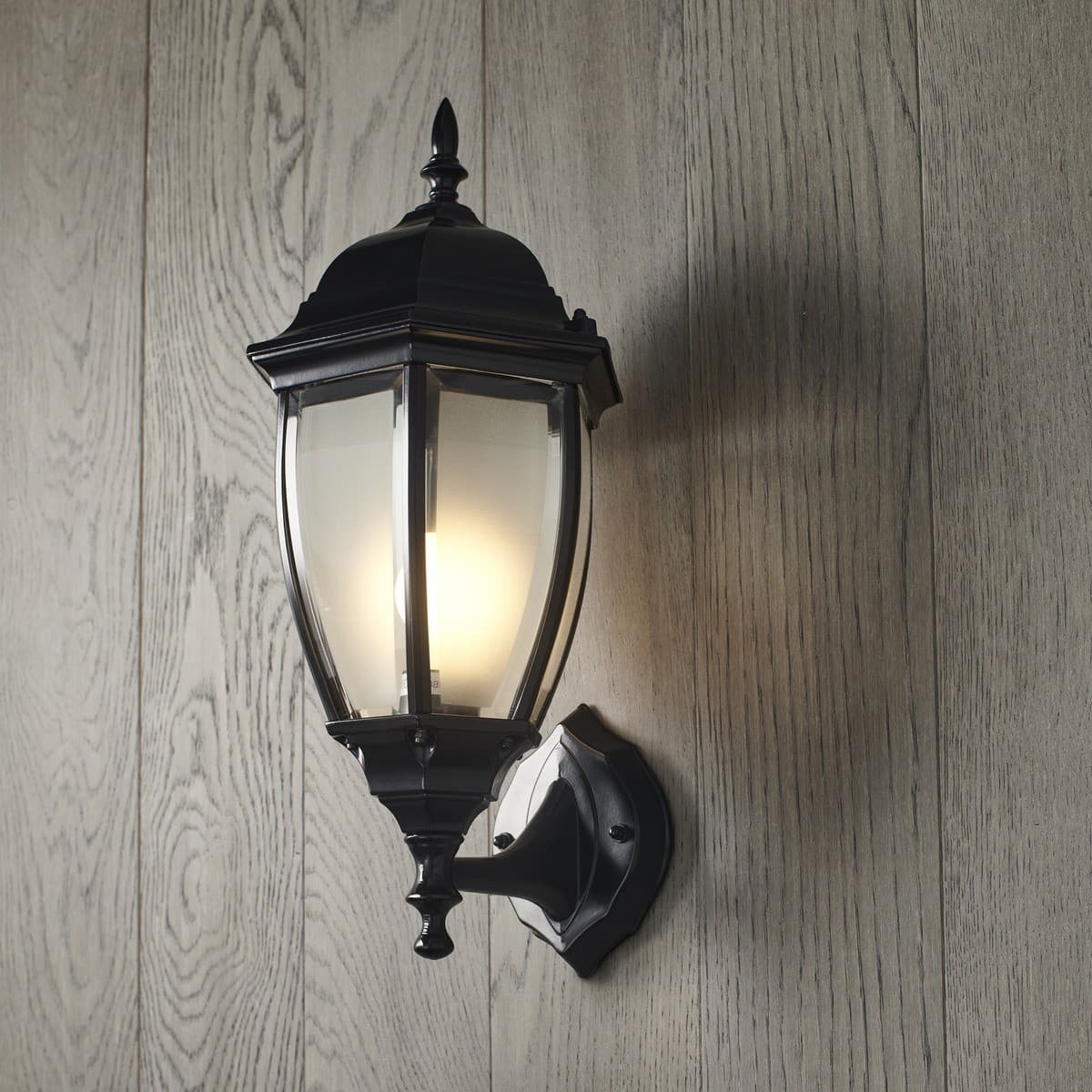 Nottingham Small Exterior Wall Bracket in Black-img-2