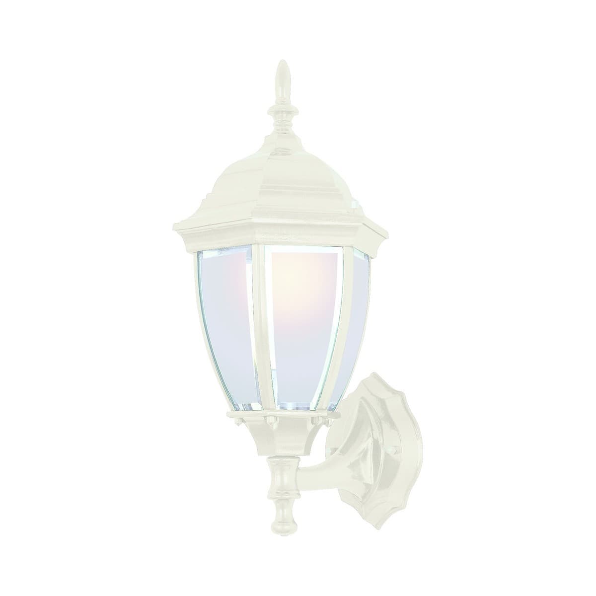 Nottingham Small Exterior Wall Bracket in White-img-2