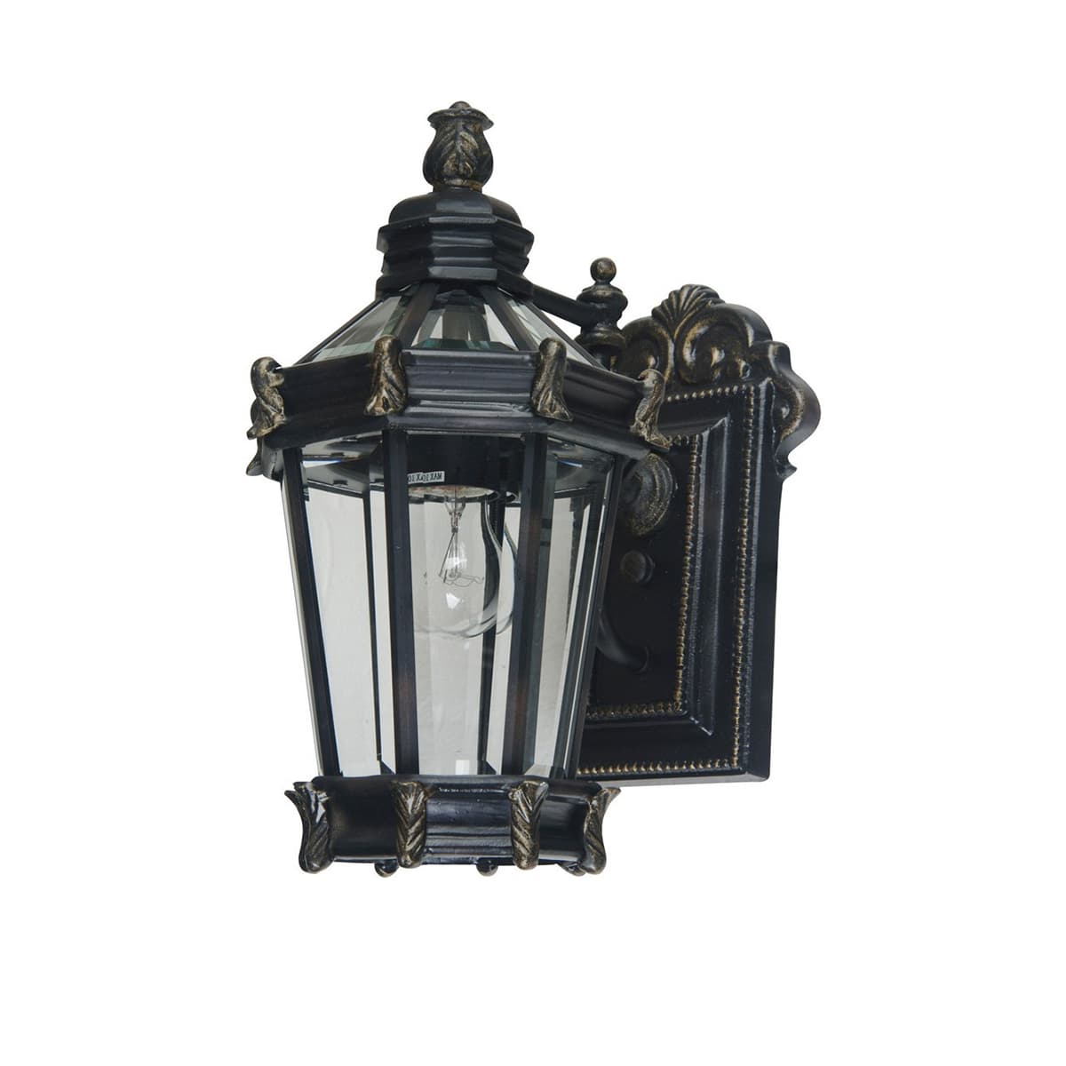 Alcazar 1 Light Medium Wall Bracket in Burnt Gold-img-1