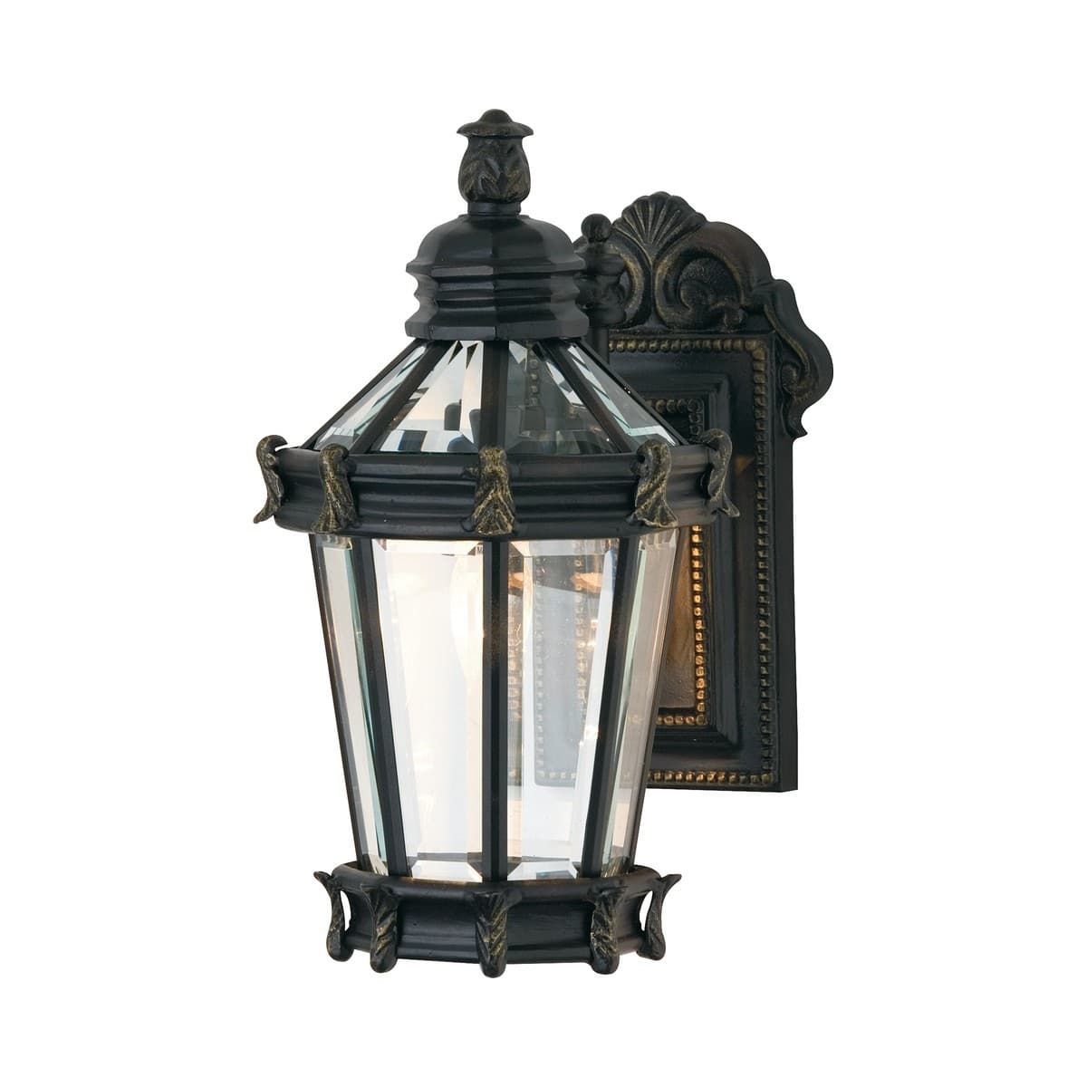 Alcazar 1 Light Medium Wall Bracket in Burnt Gold-img-3