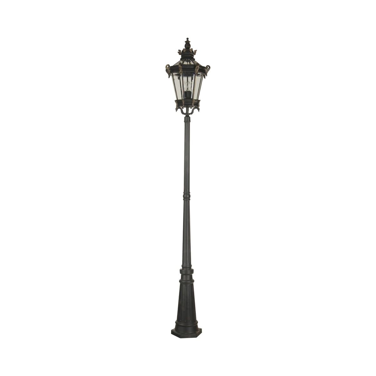 Alcazar 4 Light Street Light in Burnt Gold-img-2