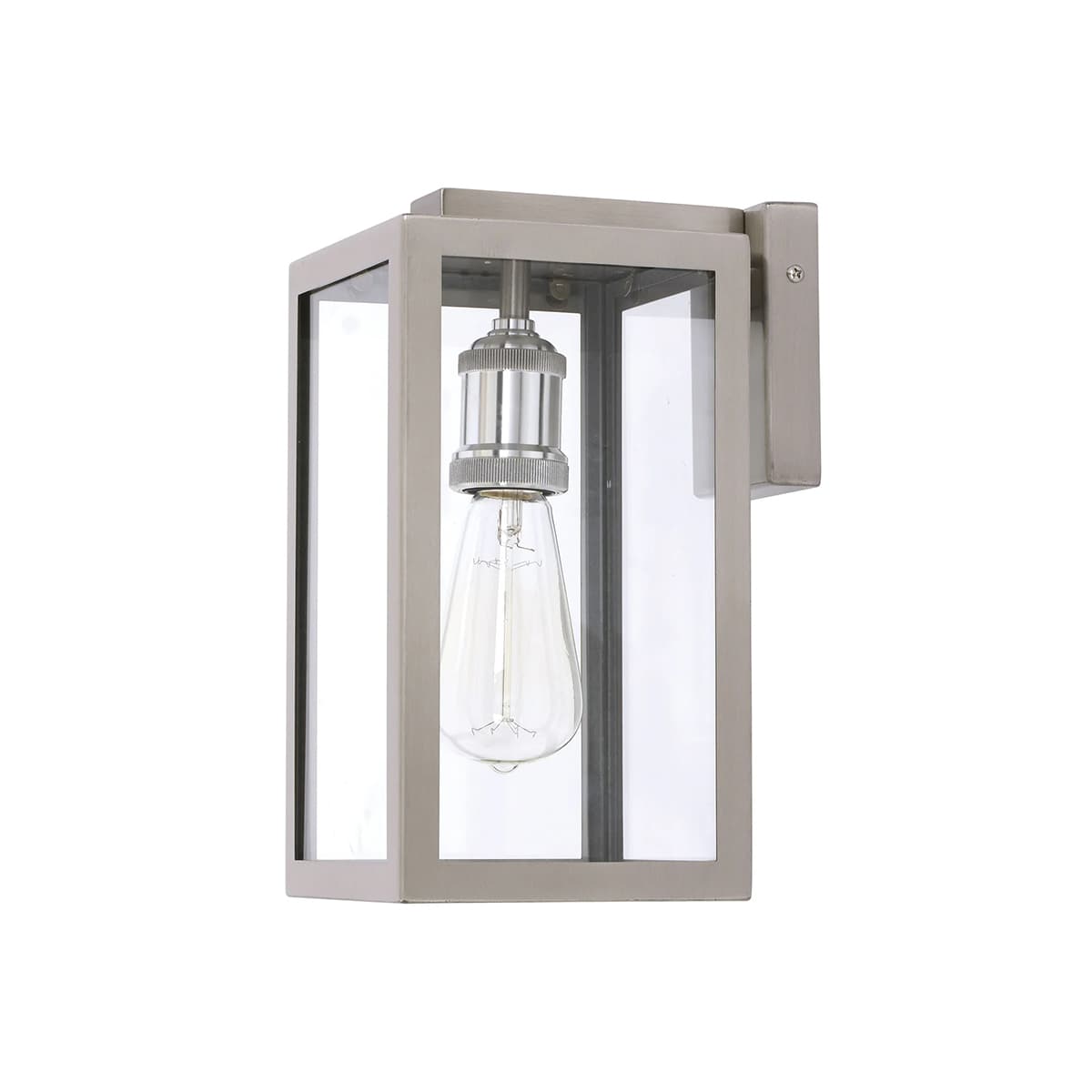 Southampton 1 Light Small Wall Bracket in Stainless Steel