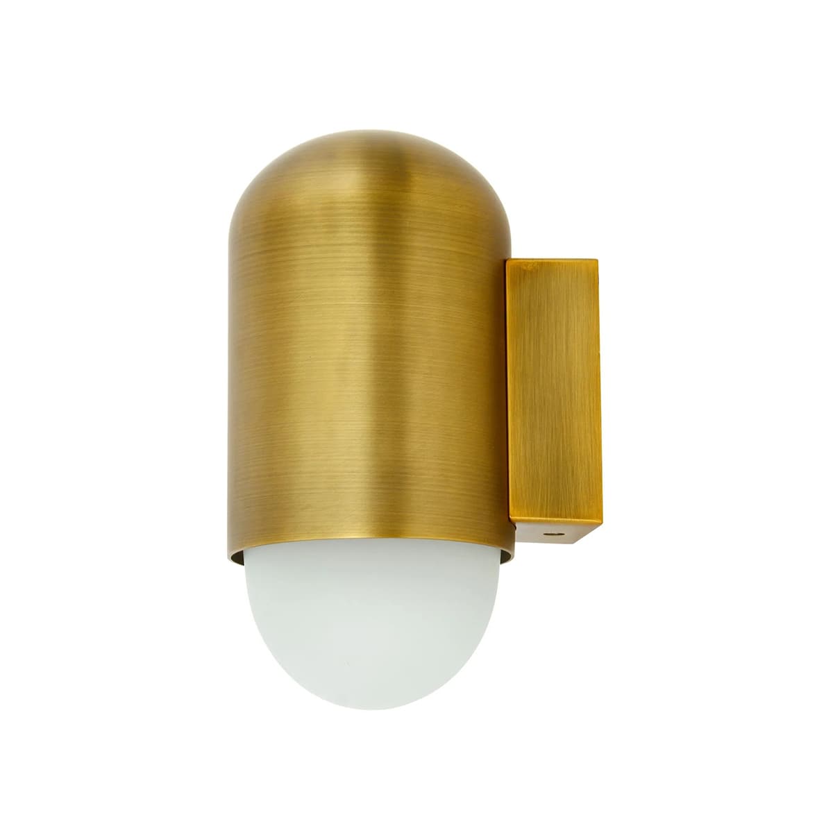 Pebble 1 Light Wall Bracket in Antique Brass-img-1