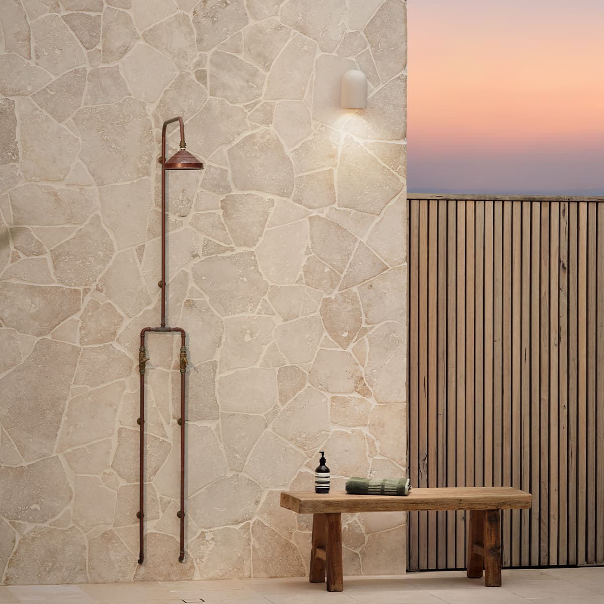 Flinders Sculpt Exterior Wall Bracket in White-img-3