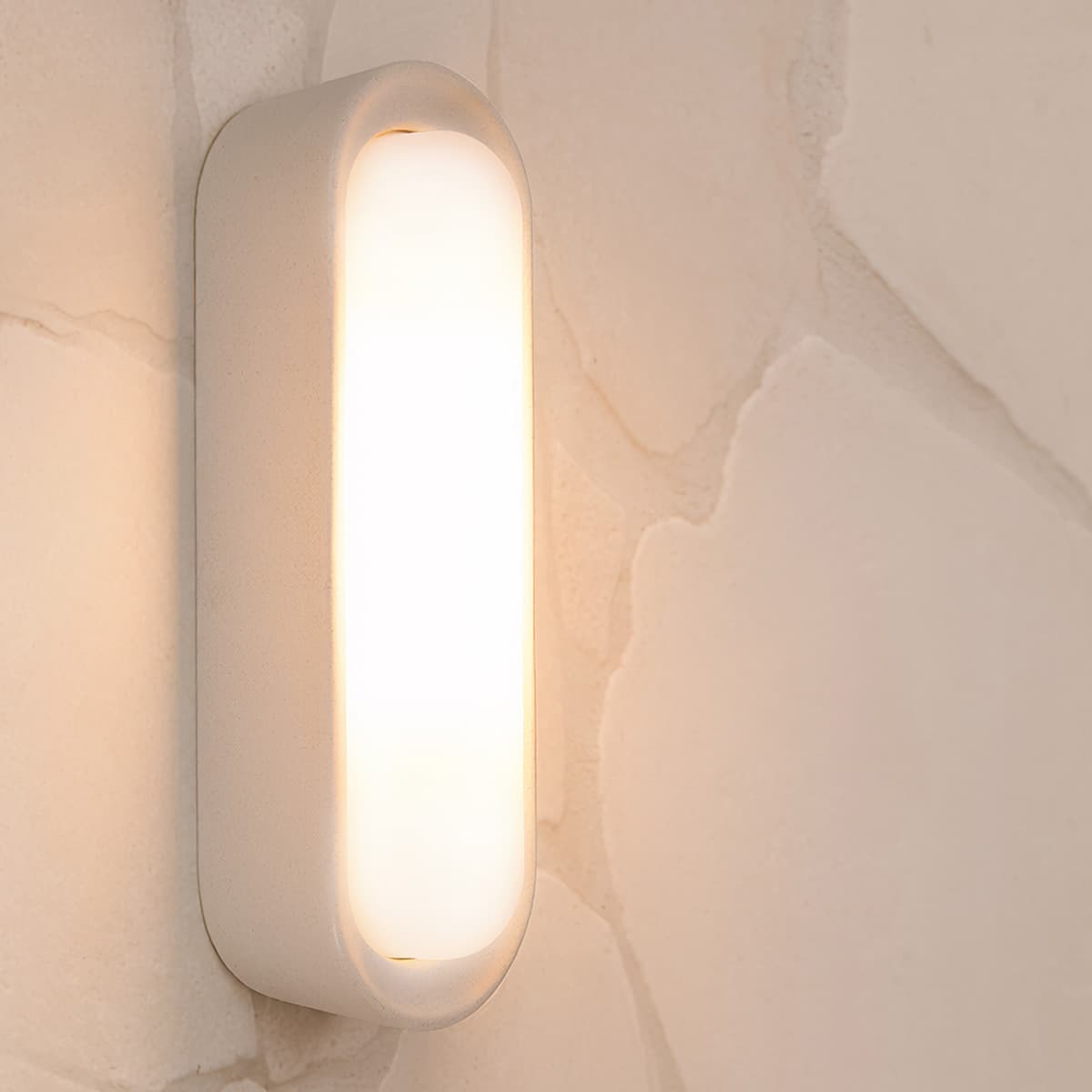 Flinders Crevice S14d Exterior Wall Sconce in White-img-3