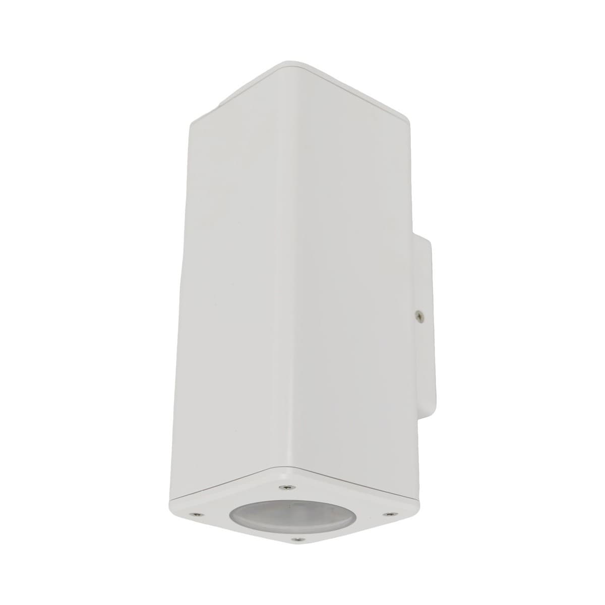 Boulder II Square Up/Down Wall Bracket in White