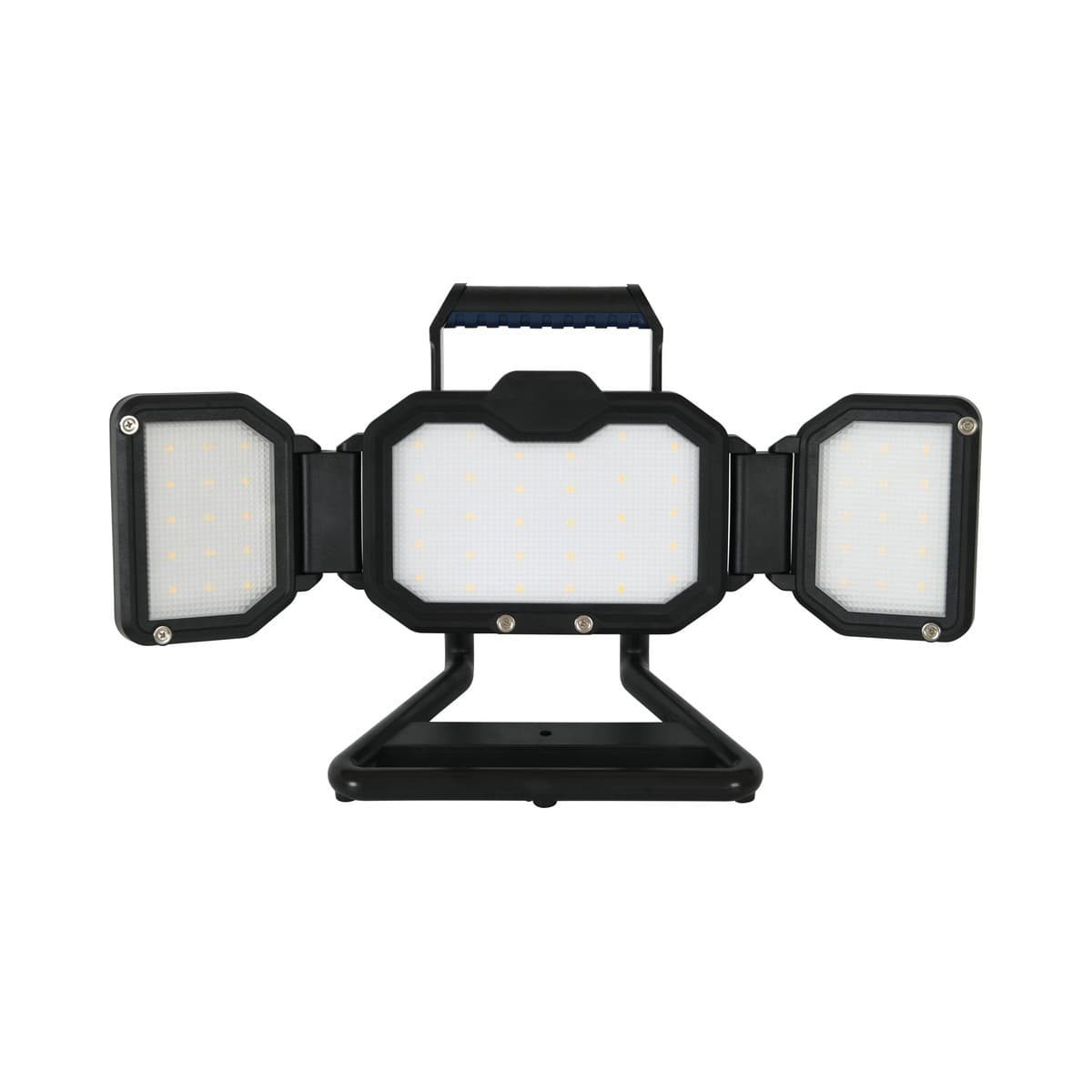 Lucci Power 3 Light Portable Rechargable LED Flood Light in Black and Navy-img-1