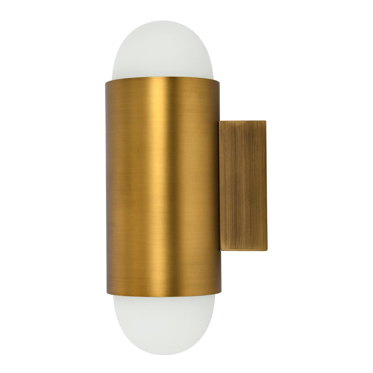 Pebble 2 Light Up/Down Wall Bracket in Antique Brass-img-1