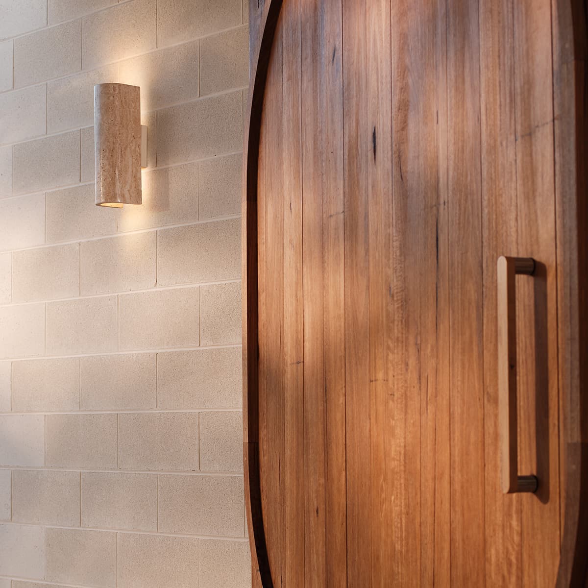 Bridge 2 Light Up/Down Wall Light in Travertine-img-4