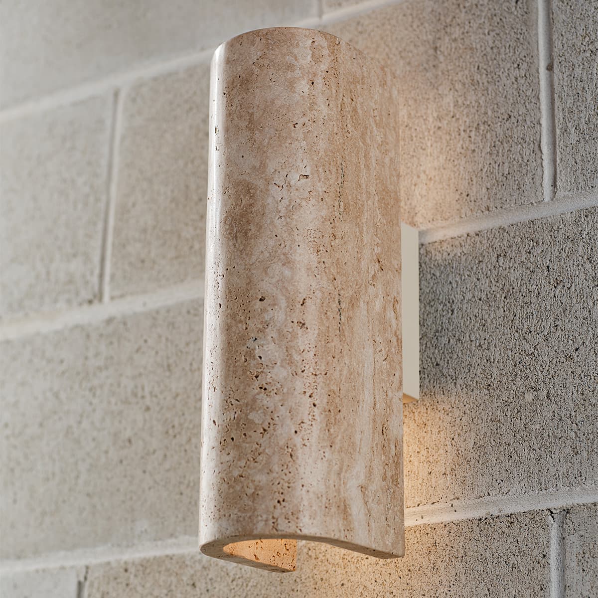 Bridge 2 Light Up/Down Wall Light in Travertine-img-6