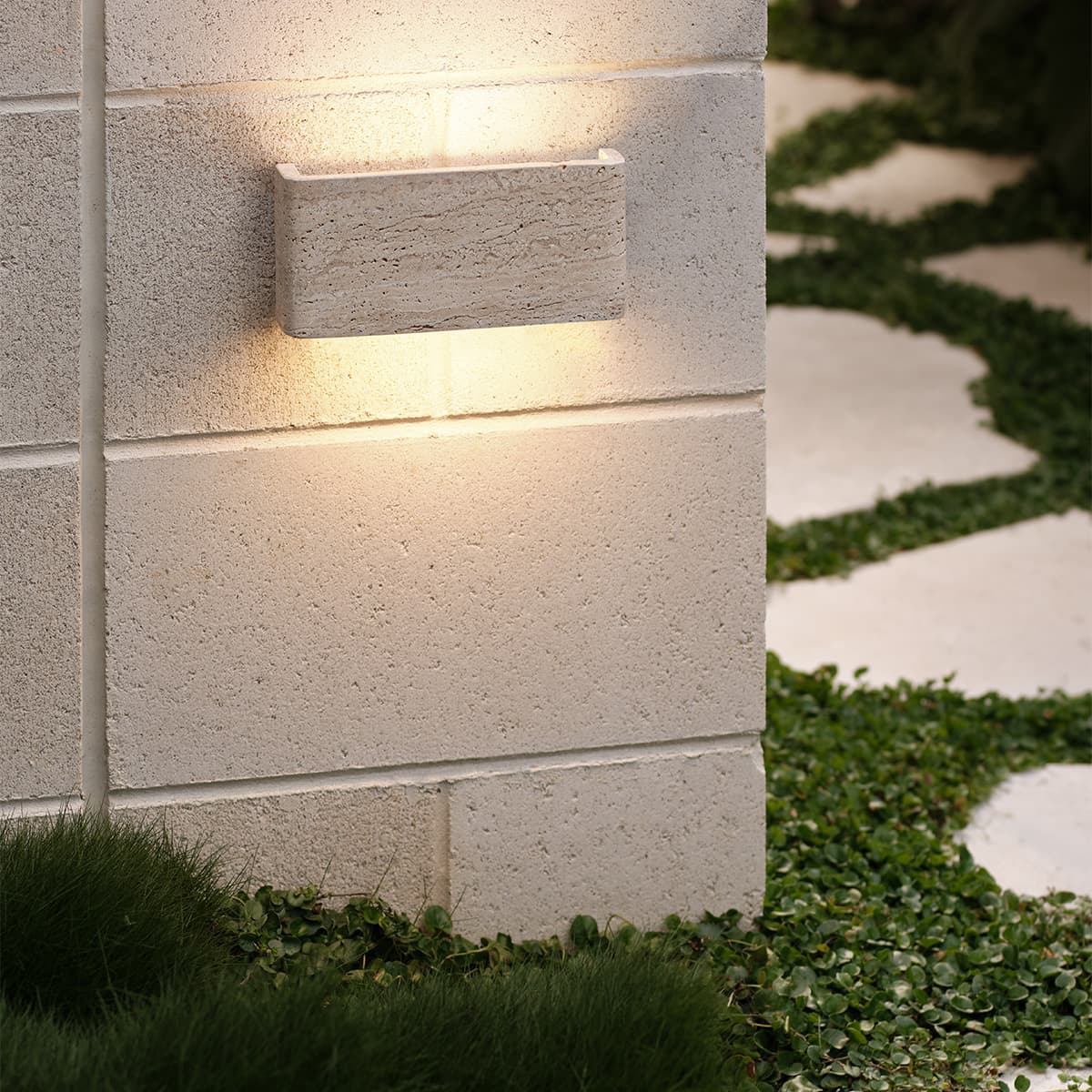 Sync LED Up/Down Wall Sconce in Travertine-img-6