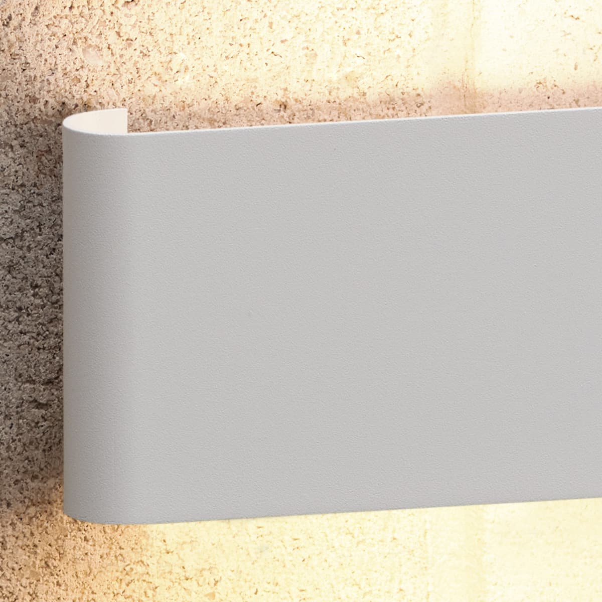 Sync LED Up/Down Rounded Wall Sconce in White-img-3
