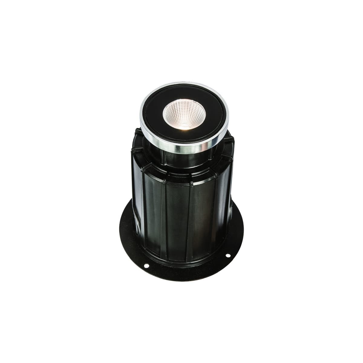 MFL Elwood Small Round 12V LED Recessed Ground Light in Black-img-1