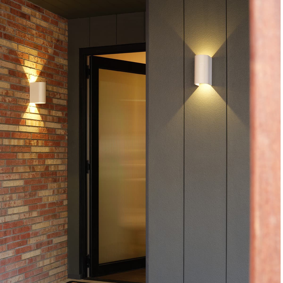 MFL Tanimi Cylinder LED Up/Down Exterior Wall Light in Natural-img-5