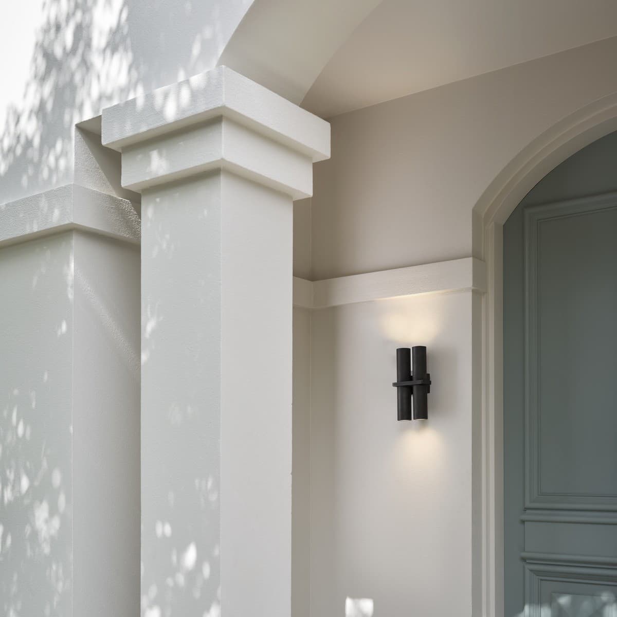 Made By Mayfair Seaside Duo 4 Light Up/Down Wall Bracket in Aged Solid Bronze-img-2
