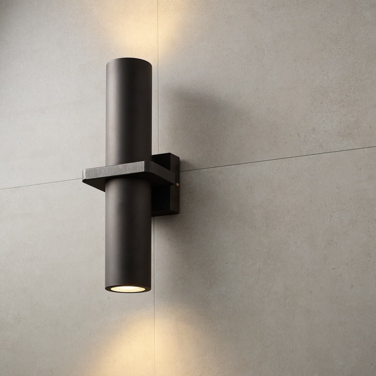 Made By Mayfair Seaside Una 2 Light Up/Down Wall Bracket in Aged Bronze-img-3
