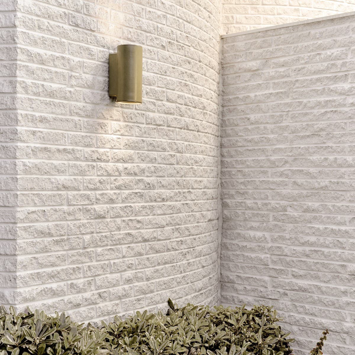 Flinders 2 Light Round Up/Down Exterior Wall Sconce in Green-img-2