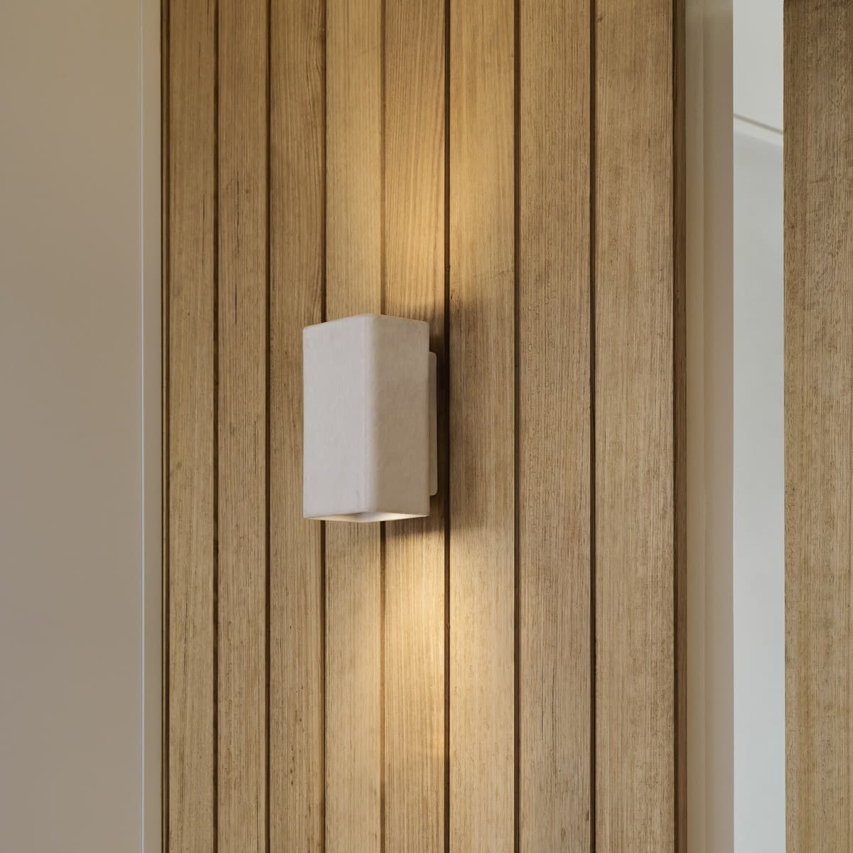 Flinders 2 Light Square Up/Down Exterior Wall Sconce in White-img-5
