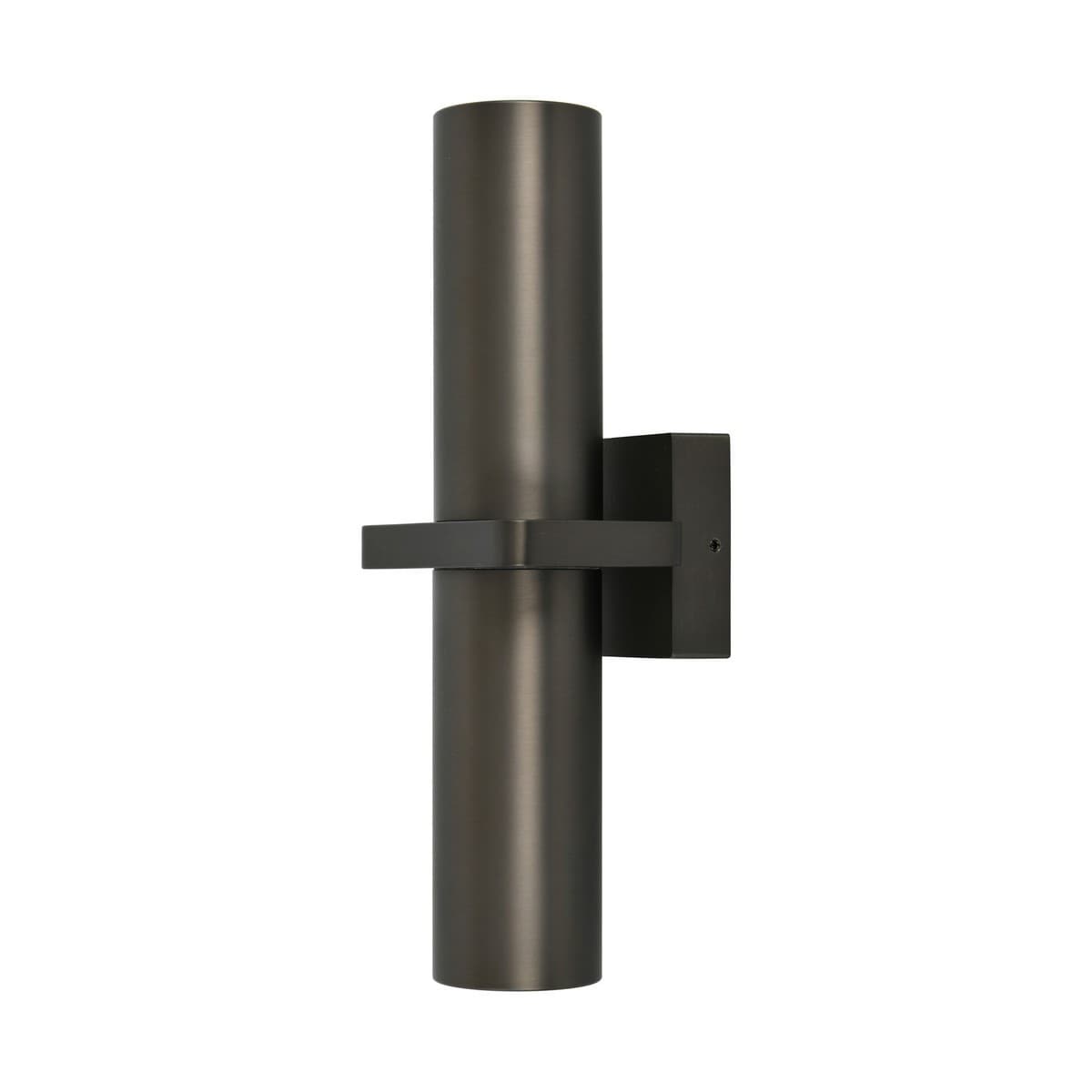 Made by Mayfair Seaside Una 2 Light Up/Down Wall Bracket in Aged Nickel-img-1