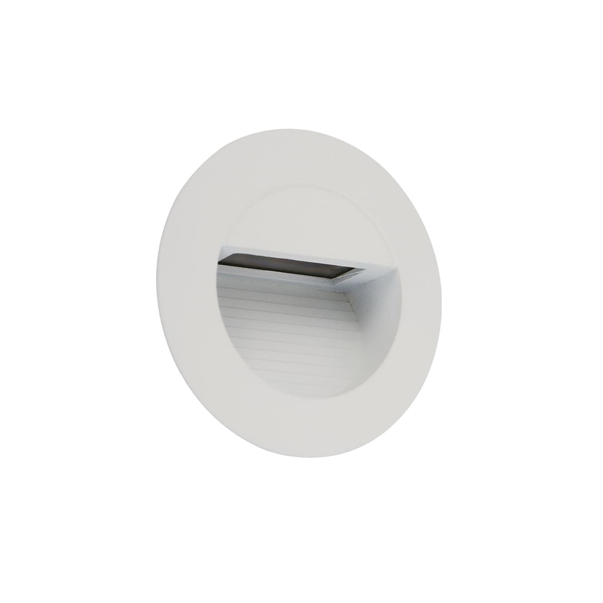 LEDlux Desi LED 12V Round Steplight in White-img-1