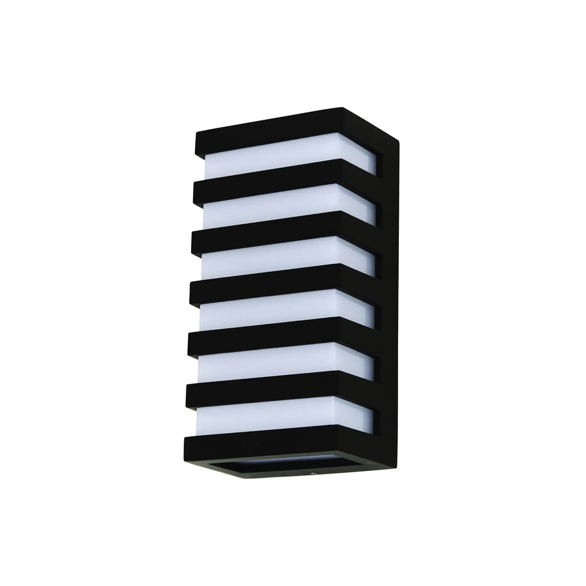 LEDlux Remius LED 400 Lumen IP65 Black Rectangle Grill Bunker-img-1