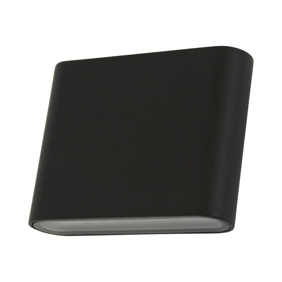Viba LED Up/Down Small Exterior Wall Sconce in Black