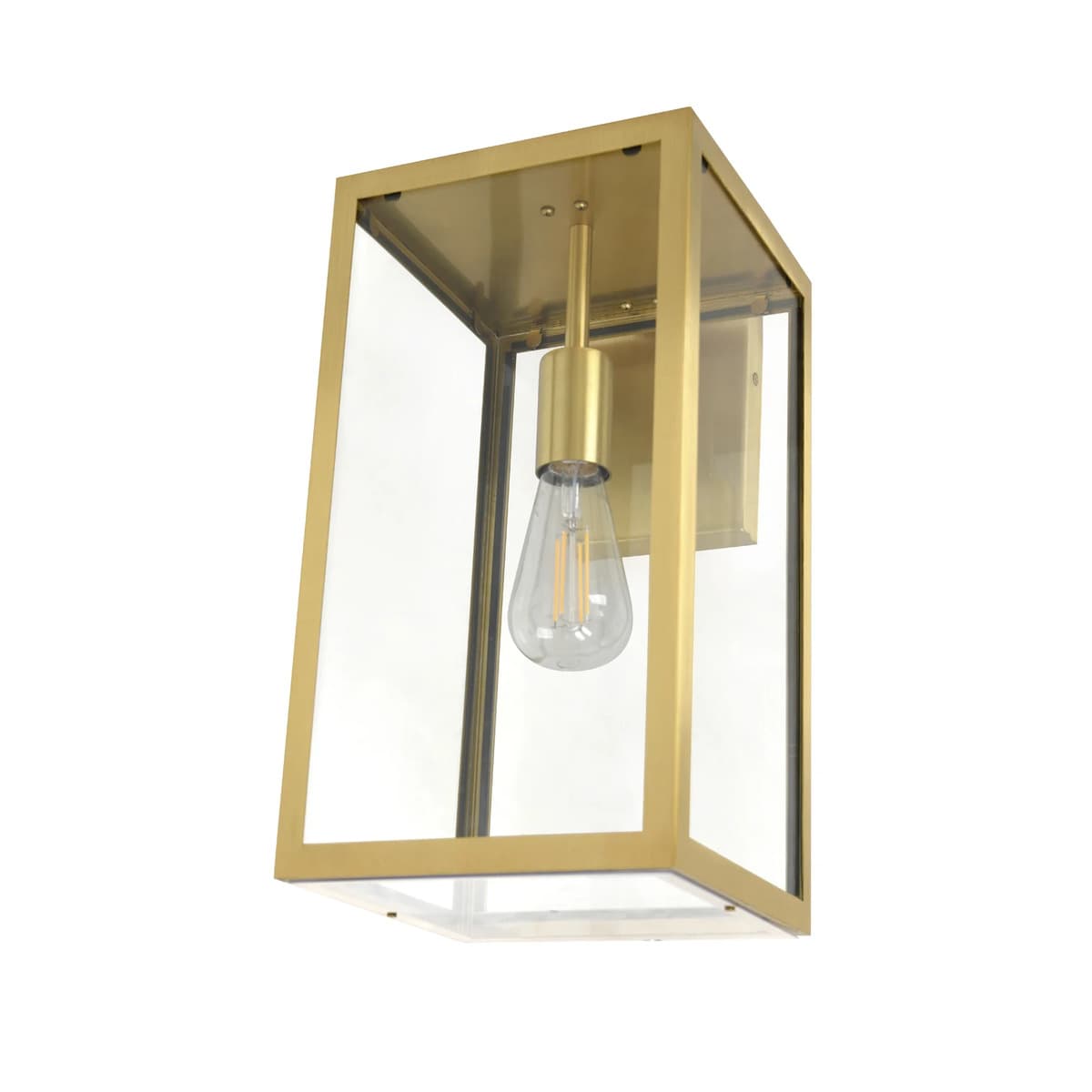Southampton 1 Light Large Wall Bracket in Solid Brass-img-1