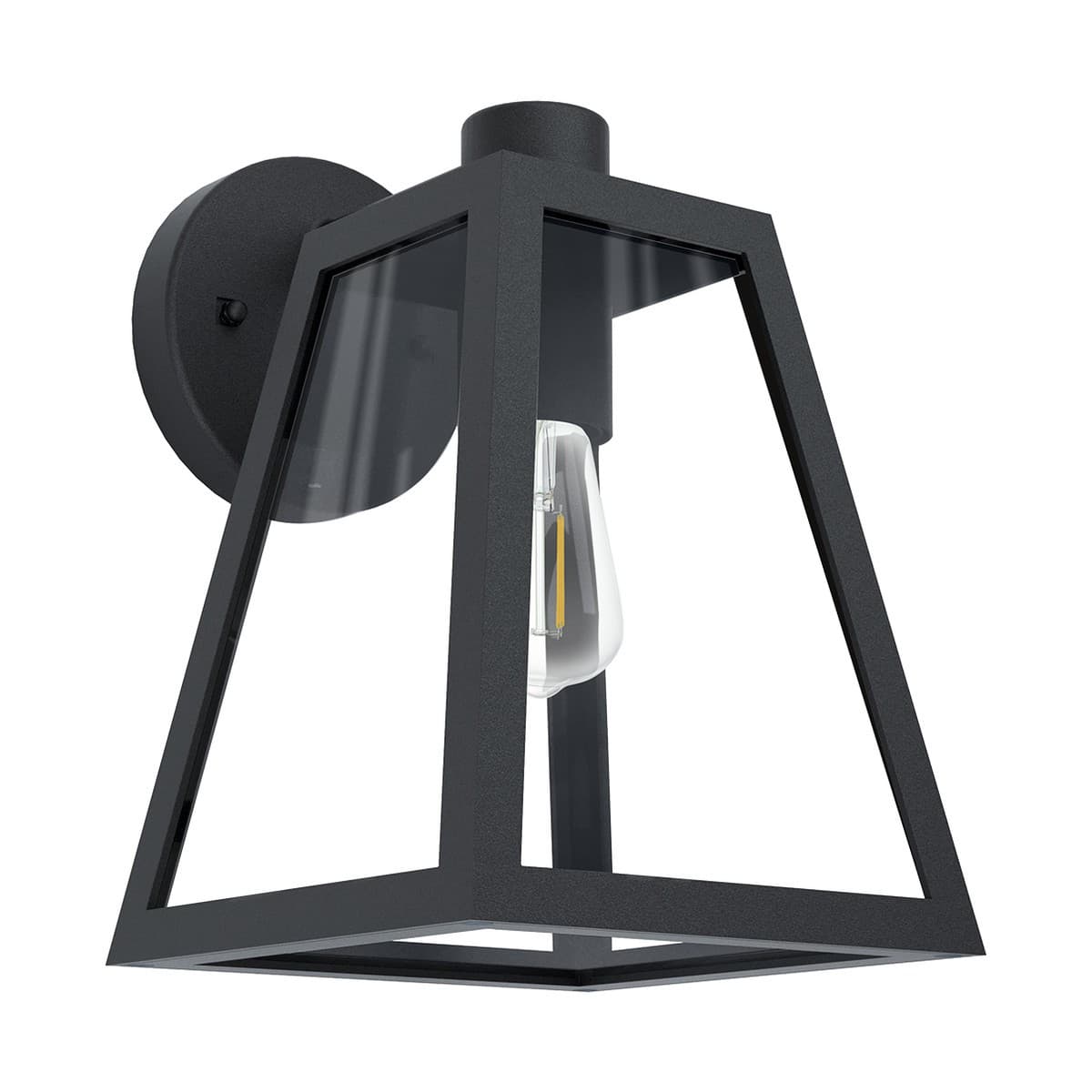 Broadbeach 1 Light Wall Bracket in Black-img-1