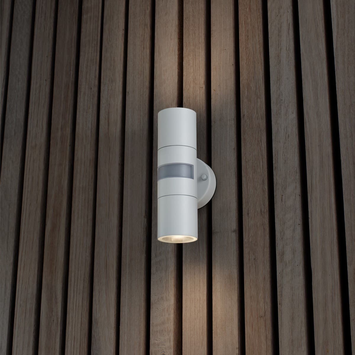 Sentinel Up/Down Wall Bracket with Microwave Sensor in White-img-2