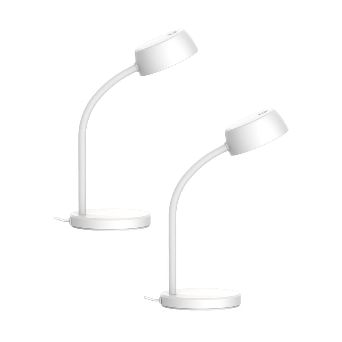 LEDlux Jasper 2 Pack Of LED Table Lamp in White-img-1