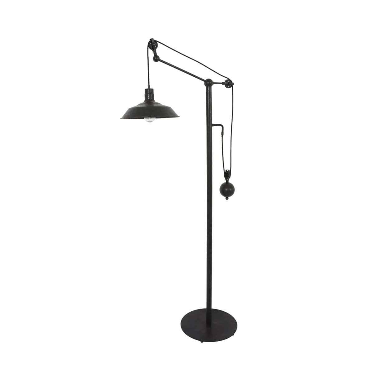 Harvest Floor Lamp in Baked Black-img-1