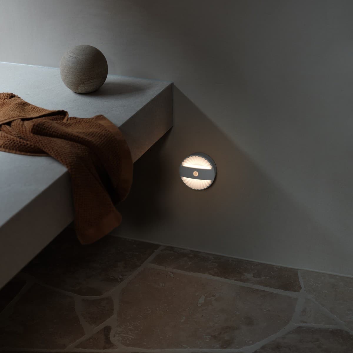 Lumi Portable Rechargable LED Night Light with Sensor in White-img-3