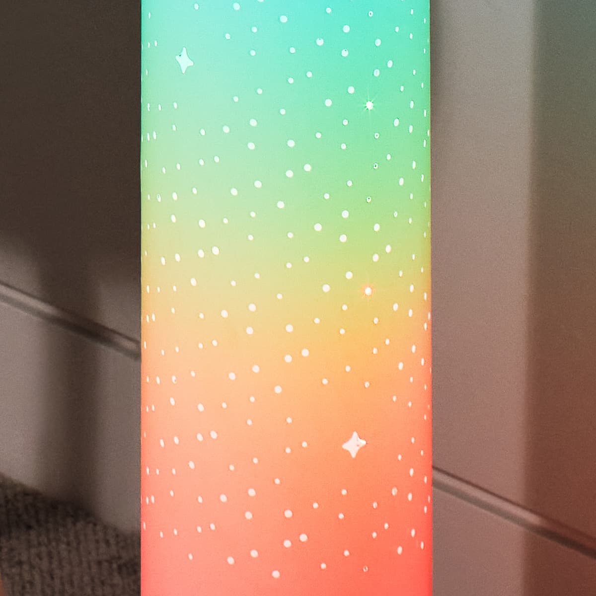 Galaxy RGB LED Floor Lamp in White-img-4