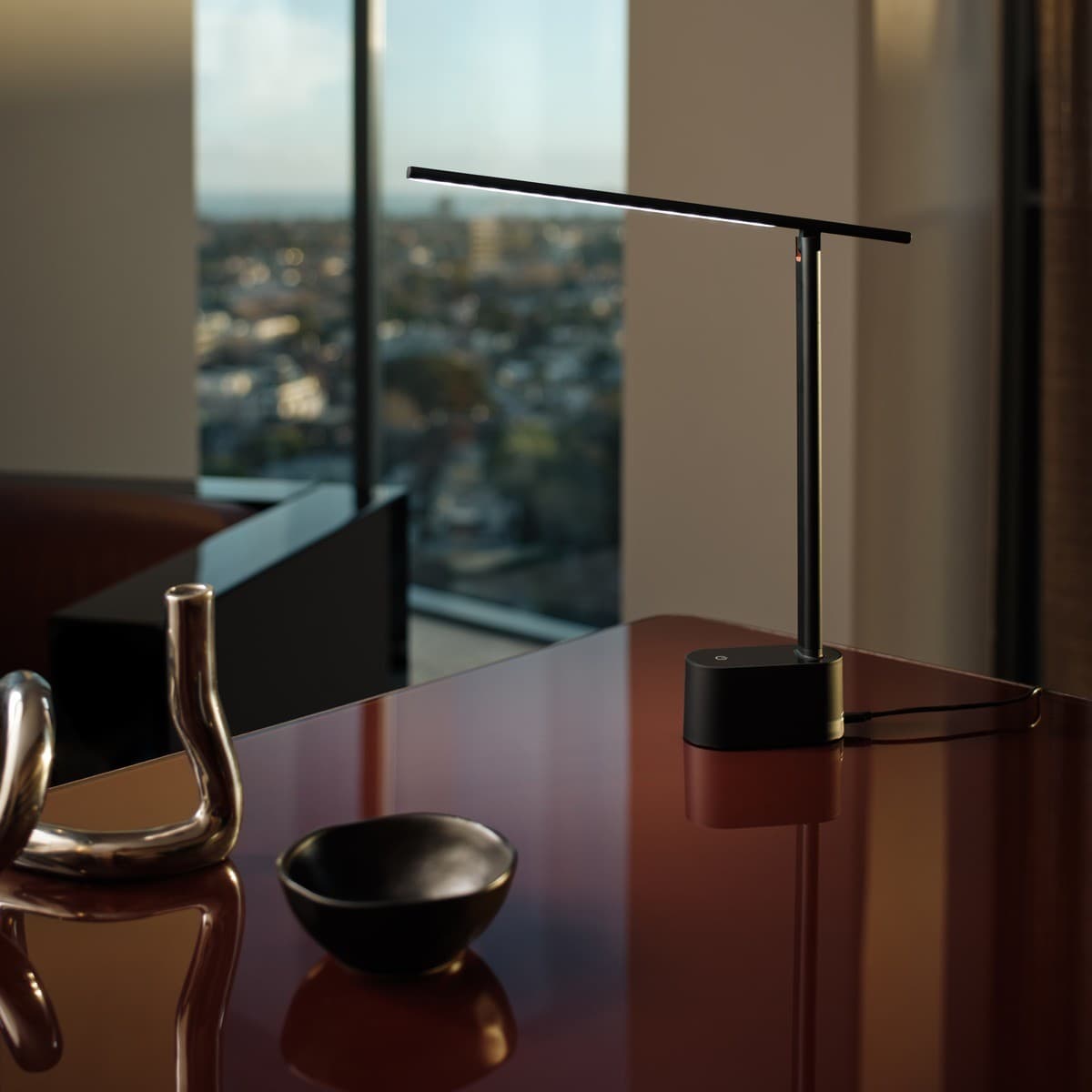 Aston LED Touch Table Lamp in Black-img-2
