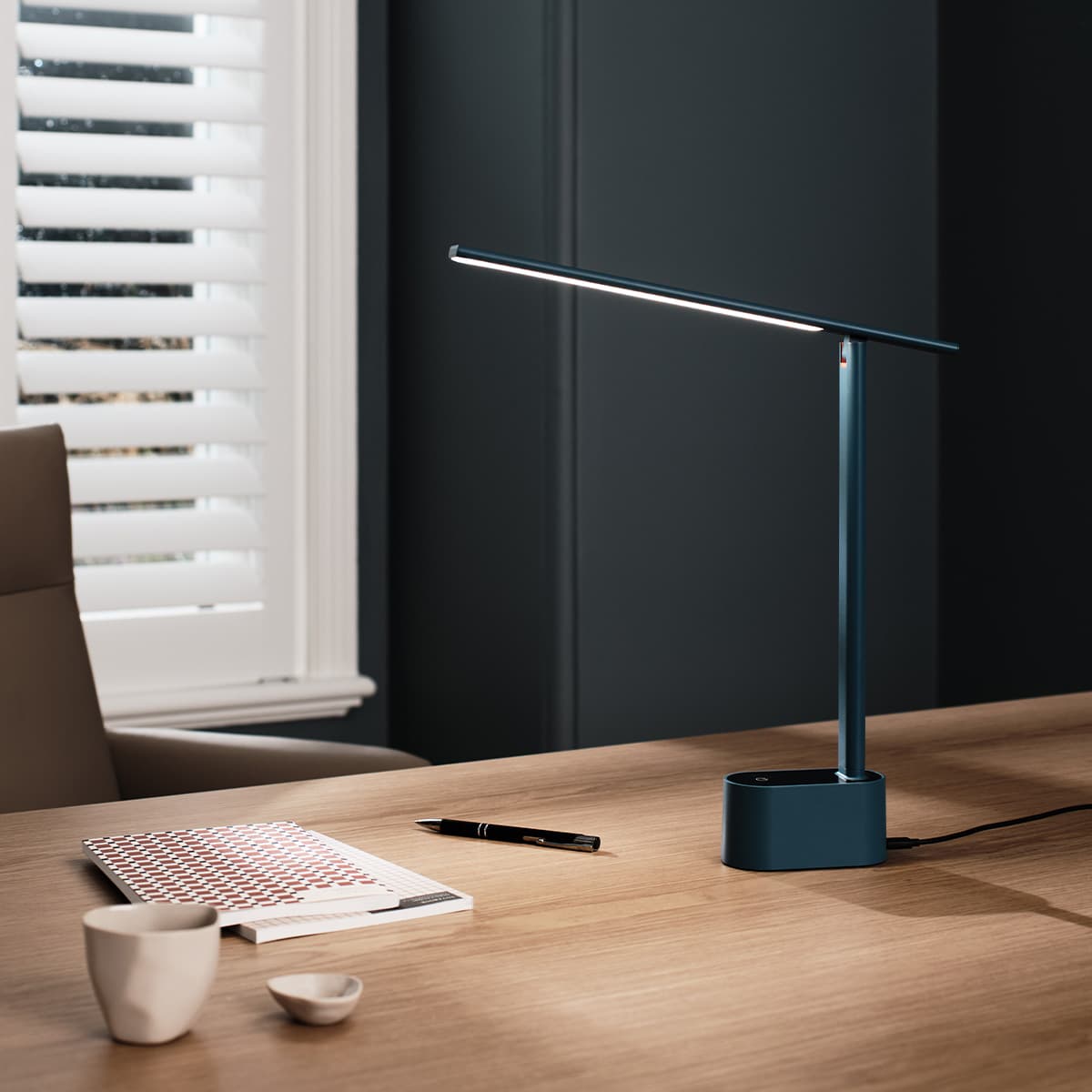 Aston LED Touch Table Lamp in Blue-img-3