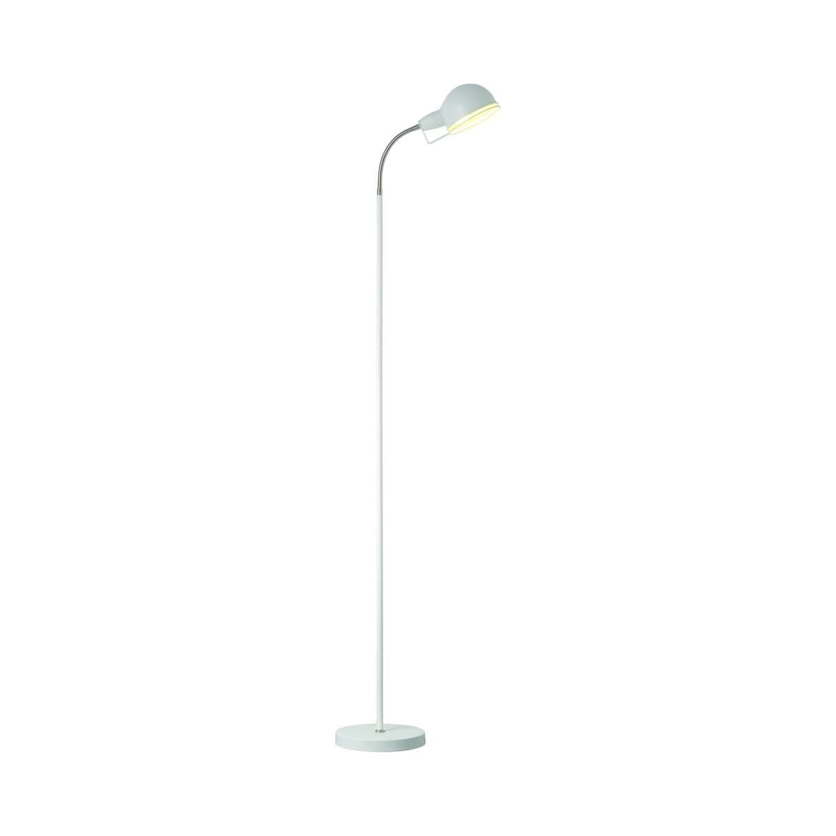 Peggy 1 Light Floor Lamp in White-img-1