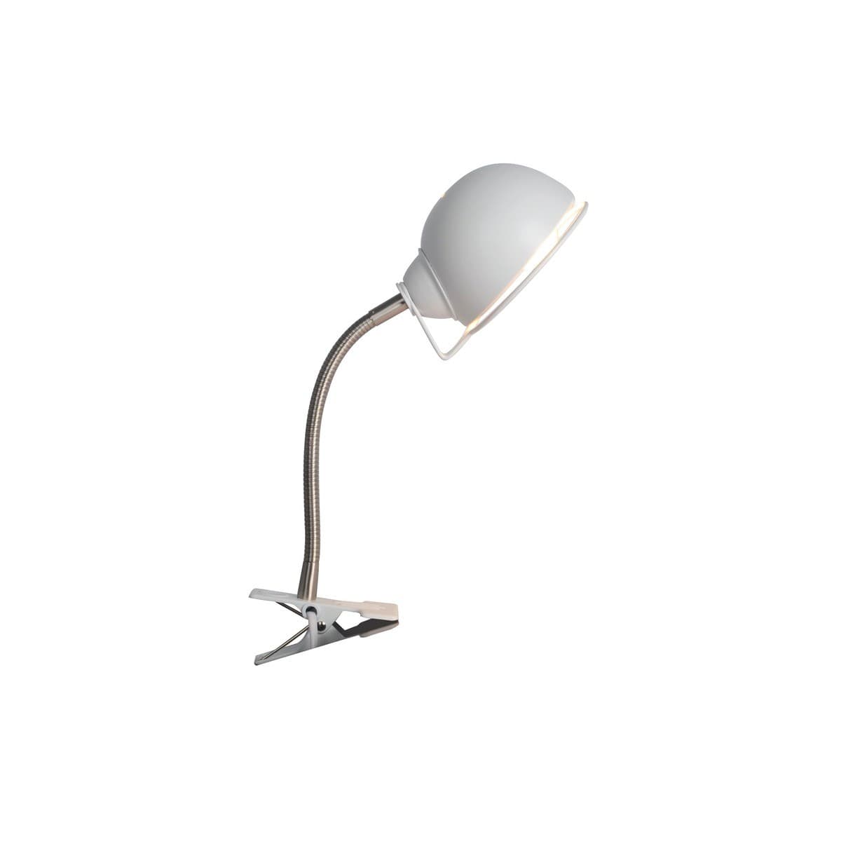 Peggy 1 Light Clip-on Task Lamp in White-img-1