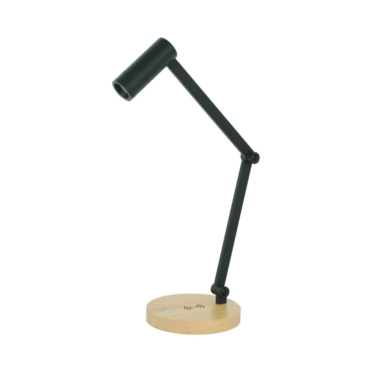 LEDlux Connor LED Table Lamp with Wireless Phone Charger in Black-img-1